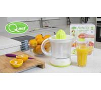 Quest Nutri-Q Electric Citrus Juicer Fruit Press Orange Juice Extractor 40W 1.2L [EEK: Not Compliant]