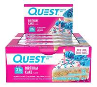 Quest Nutrition Bars, 60 g, Birthday Cake, Pack of 12