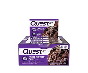 Quest Nutrition Bars - Size: 60g Double Cholcolate Chunk