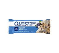 Quest Nutrition Blueberry Muffin Flavour Protein Bar, Gluten free, Vegetarian friendly, Low Sugar, Keto Friendly, 12-Count 102080