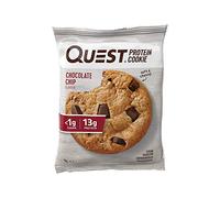 Quest Nutrition Chocolate Chip Protein Cookie, High Protein, Low Sugar, High Fibre, Keto Friendly, 12-Count