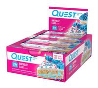 Quest Nutrition Coated Protein Bar Birthday Cake 12 Pack 2.12 oz (60 g) Each