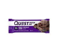 Quest Nutrition Double Chocolate Chunk Flavour Protein Bar, Gluten free, Vegetarian friendly, Low Sugar, Keto Friendly, 12-Count, 102081