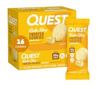 Quest Nutrition Frosted Cookies Twin Pack, Lemon Cake, 1g Sugar, 10g Protein, 1g Net Carbs, Gluten Free, 16 Biscuits