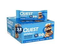 Quest Nutrition Overload Protein Bars, Cookie Commotion, 20g Protein, 1g Sugar, 3g Net Carbs, Gluten Free, 12 Count