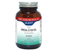 Quest OMEGA 3 FISH OIL 1000mg (100% EXTRA FREE)