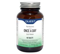 Quest - Once A Day Multivitamins and Minerals Supplements. Daily Vitamins for Men & Women to Support and Boost Overall Well Being. Vitamins C, D, B, Iron, Magnesium, Zinc and More (90 Tablets)