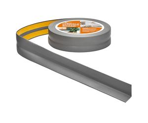 Quest Skirting Board PVC 30 x 30 mm Self-Adhesive - Graphite, 25 m