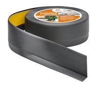 Quest Skirting Board PVC 50 x 20 mm Self-Adhesive - Graphite, 10 m