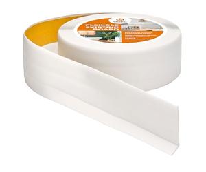 Quest Skirting Board PVC 50 x 20 mm Self-Adhesive - White, 5 m