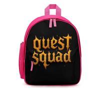 Quest Squad Cute Mini Backpack for Women Men Lightweight Shopping Travel Daypack 12.6 In Small Bag