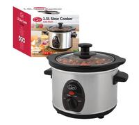 Quest 1.5 Litre Slow Cooker | TJ Hughes Silver
