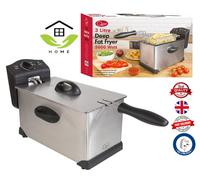 Quest Stainless Steel Deep Fryer ,Adjustable- 3L- 2000W
