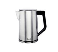 Quest Digital Temperature Control Kettle, 1.7L Capacity, 5 Temperature Settings for Tea/Coffee/Herbal/Green, Stainless Steel, 3000W (68339)