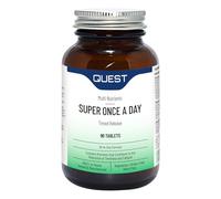 Quest Super Once A Day Multivitamin & Minerals Tablets. 17 Vitamins & 12 Minerals with Vitamin A, B, C, D, Iron & Zinc for Men & Women. for Optimal Health, Reduces Fatigue & Immunity. (90 Tablets)