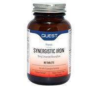 Quest Synergistic Iron - Enhanced Absorption - 90 x 15mg Tablets - Best Before Date is 31st August 2026
