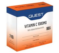 Quest Leisure Vitamin C Tablets 1000mg - Twin Pack 2 x 90 Tablets