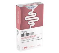 Quest Tum Biotix Gut Health Probiotics Supplements & Balance Gut Flora. 2 Billion CFU Helps Restore Gut Friendly Bacteria. Vegan Multi Strain Probiotic Digestive Supplement (30 Capsules)