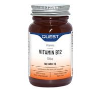 Quest - High Strength Vitamin B12 Supplement 500mcg Tablets for Normal Red Blood Cells Formulation and Energy Metabolism. Reduces Tiredness and Fatigue. Vegan, Gluten-Free (60 Tablets)
