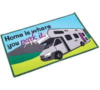 Quest Washable home is where you park it motorhome mat