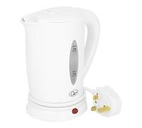 Quest 35440 Compact Travel Kettle / 0.5 litres / 600 Watt/Dual Voltage/Indicator Light/Includes 2 Cups/White