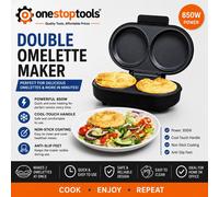 Quest Double Omelette Maker, Black