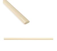 Questech Decor Quarter Round Tile Trim, 1/2 x 12 Inch Corner Shower Tile Edge Jolly, Decorative Tile Liner Cap for Kitchen Backsplash Bathroom Shower, Sand Polished, 6 Pack