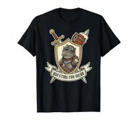 Questing for Mead Renaissance Faire Frog Knight Crest Funny T-Shirt