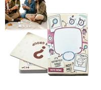 Question and Answer Games 54 Sheets Funny Social Interaction Toy