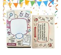 Question and Answer Games 54 Sheets Multiplayer Interaction Toy