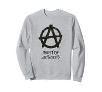 "Question Authority", Punks, Punk-rock, Anarchy Sweatshirt