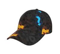 Question Mark Baseball Cap Dad Hat Sun Cap Adjustable Size Running Gym Golf Outdoor Tour Classic Unisex Black