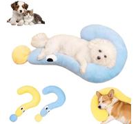 Question Mark Pet Bed for Cats and Small Dogs,18.8" Pet Pillow Plush Pets Bed,Calming Dog Pillows,Little Pillows U-Shaped Neck Protector Deep Sleep for Puppy Kitten Dog Cat,Soft Neck Support