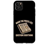 Question Media Political Protest Resist Critical Thinking Case for iPhone 11 Pro Max