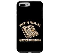 Question Media Political Protest Resist Critical Thinking Case for iPhone 7 Plus/8 Plus