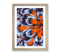 Question My Destiny Abstract Framed Wall Art Print A2 Oak