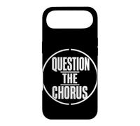 QUESTION THE CHORUS Typography Dissident Statement White Case for iPhone Air