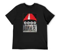 Questions Devo Band T-Shirt Graphic Top Printed Shirt Short-Sleeve Tee Mens L Black