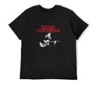 Questions Eddie Cochran T Shirt Rockabilly Unisex XXL Black