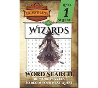 Questline Wizards Word Search Puzzle Book Level 1: Word Searches with Easy-to-Read Print about Wizards, Sorcerers, Magical Fantasy, and More | 50+ ... for Holidays, Vacations, Starting a new Quest