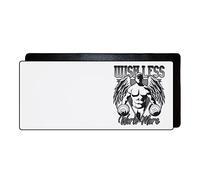 Questo Casa Rectangle Digital Printed Fabric Gaming Mouse Pad, Non-Slip Base, Black Stitched Edge for FPS, MOBA, Single Player Games XL, Size:90x40cm