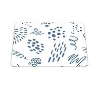 Questo Casa, Rectangle Digital Printed Mouse Pad, Non-Slip Base, for Office and Home, Size: 22 x 18 cm