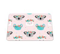 Questo Casa, Rectangle Digital Printed Mouse Pad, Non-Slip Base, for Office and Home, Size: 22 x 18 cm