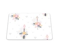 Questo Casa, Rectangle Digital Printed Mouse Pad, Non-Slip Base, for Office and Home, Size: 22 x 18 cm