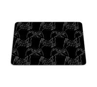 Questo Casa, Rectangle Digital Printed Mouse Pad, Non-Slip Base, for Office and Home, Size: 22 x 18 cm