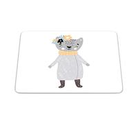 Questo Casa, Rectangle Digital Printed Mouse Pad, Non-Slip Base, for Office and Home, Size: 22 x 18 cm