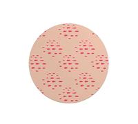 Questo Casa, Round Digital Printed Mouse Pad, Non-Slip Base, for Office and Home, Diameter:22cm