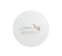 Questo Casa, Round Digital Printed Mouse Pad, Non-Slip Base, for Office and Home, Diameter:22cm