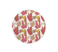 Questo Casa, Round Digital Printed Mouse Pad, Non-Slip Base, for Office and Home, Diameter:22cm