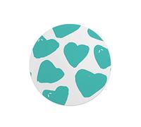 Questo Casa, Round Digital Printed Mouse Pad, Non-Slip Base, for Office and Home, Diameter:22cm